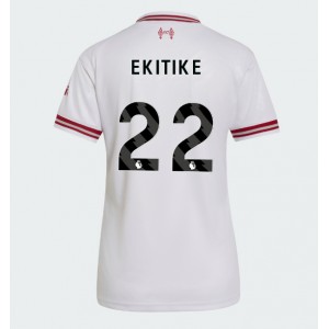 Liverpool Hugo Ekitike #22 Jalkapallovaatteet Naisten Vieraspaita 2026-27 Lyhythihainen